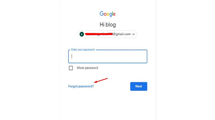 Pilih Forgot Password Lupa Password Gmail
