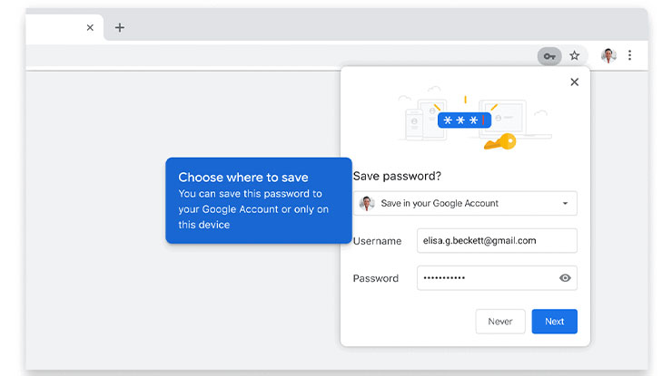 Manfaat Save Password di Chrome