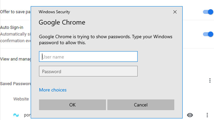 Resiko Save Password di Chrome