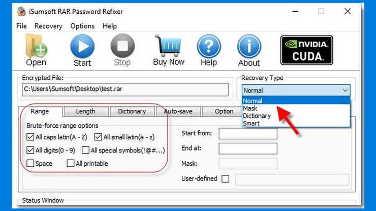 2. Pakai Aplikasi iSumsoft RAR Password Refixer