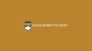 Kode Remot TV Sony